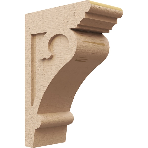 Ekena Millwork 7"W x 14"D x 21"H Classic Mayflower Rough Cedar Woodgrain TimberThane Corbel, Primed Tan CORUR07X14X21MAYRCPR - main